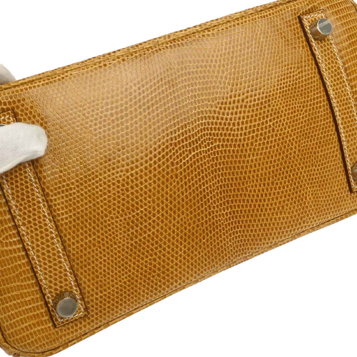 Hermes * Natural Sable Lizard Birkin 25 Handbag