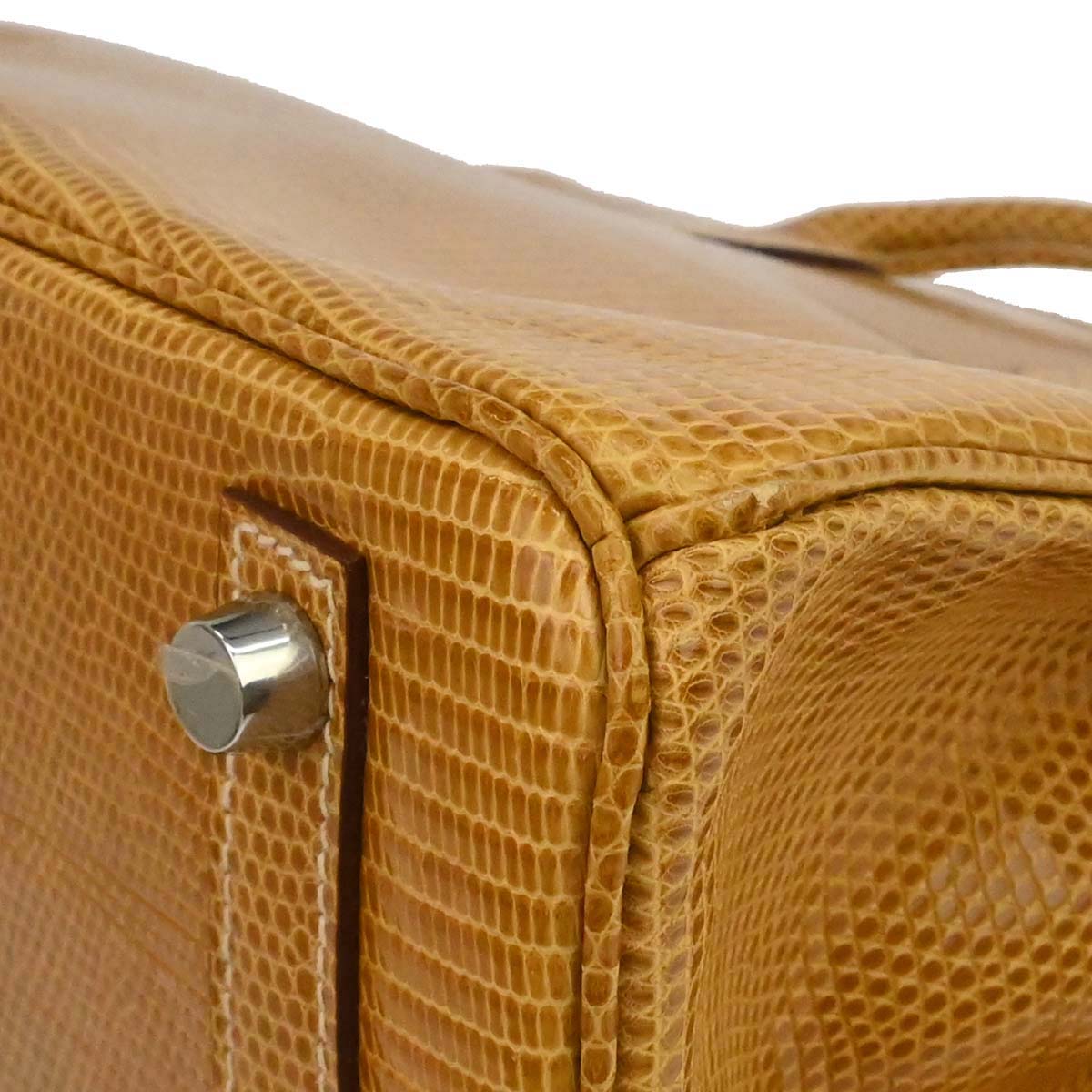 Hermes * Natural Sable Lizard Birkin 25 Handbag