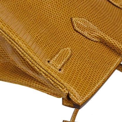 Hermes * Natural Sable Lizard Birkin 25 Handbag