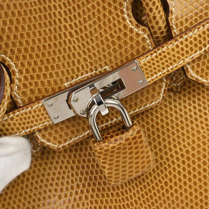 Hermes * Natural Sable Lizard Birkin 25 Handbag