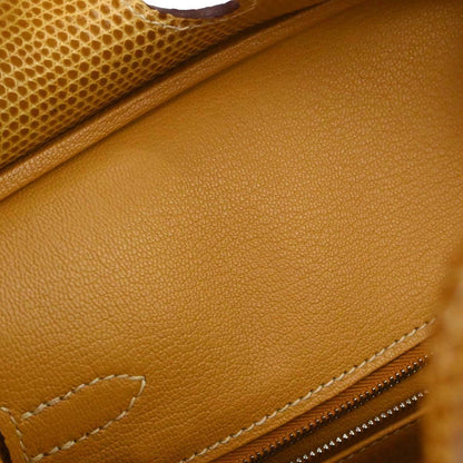 Hermes * Natural Sable Lizard Birkin 25 Handbag