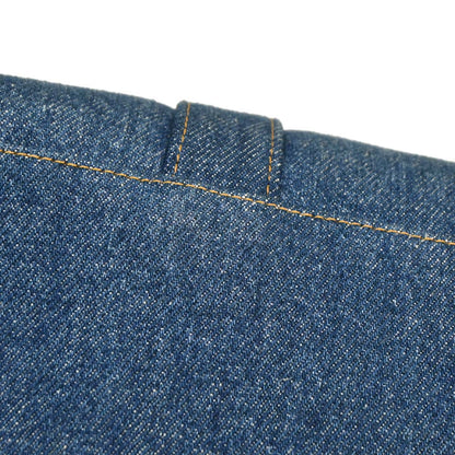Chanel Blue Denim Duffle Handbag