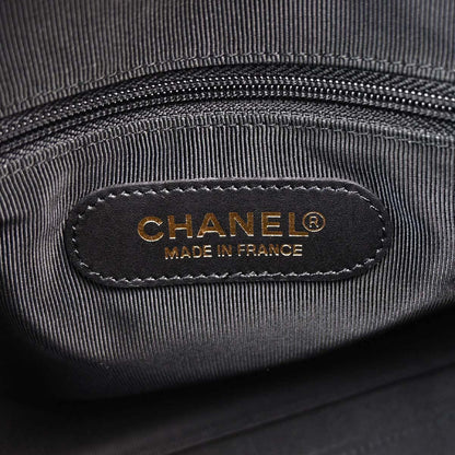 Chanel Blue Denim Duffle Handbag