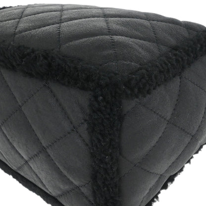 Chanel 2018-2019 Black Mouton Chain Tote Bag