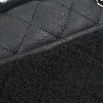 Chanel 2018-2019 Black Mouton Chain Tote Bag