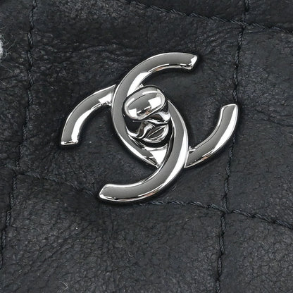 Chanel 2018-2019 Black Mouton Chain Tote Bag