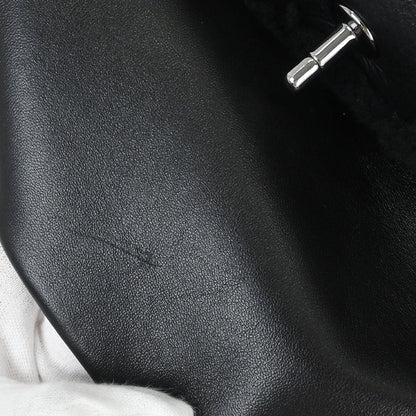 Chanel 2018-2019 Black Mouton Chain Tote Bag