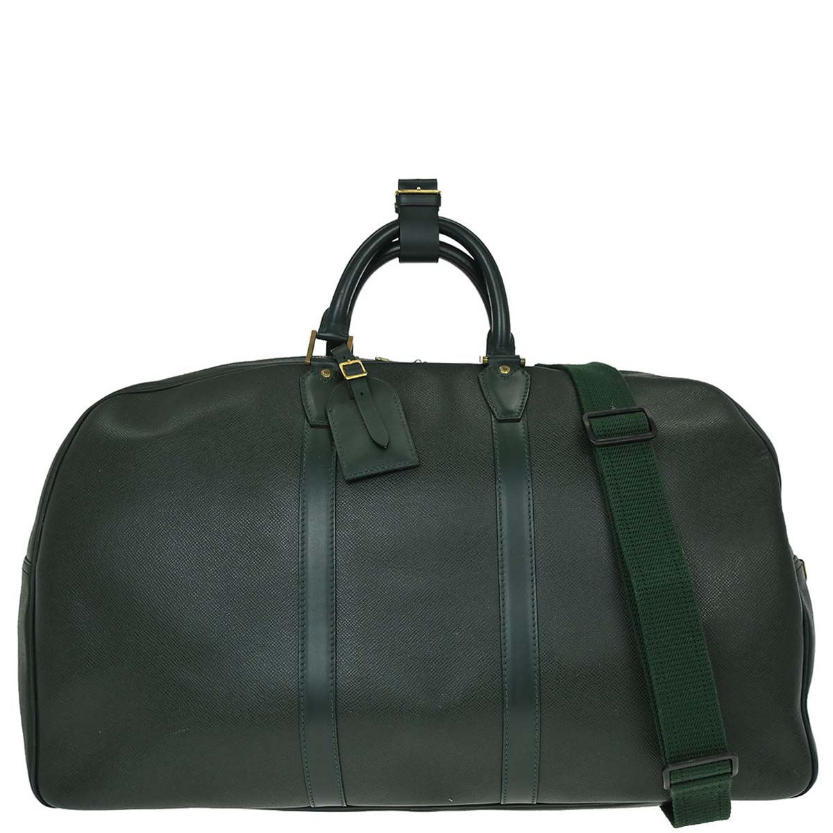Louis Vuitton Green Taiga Kendall GM Duffle 2way Shoulder Handbag M30114