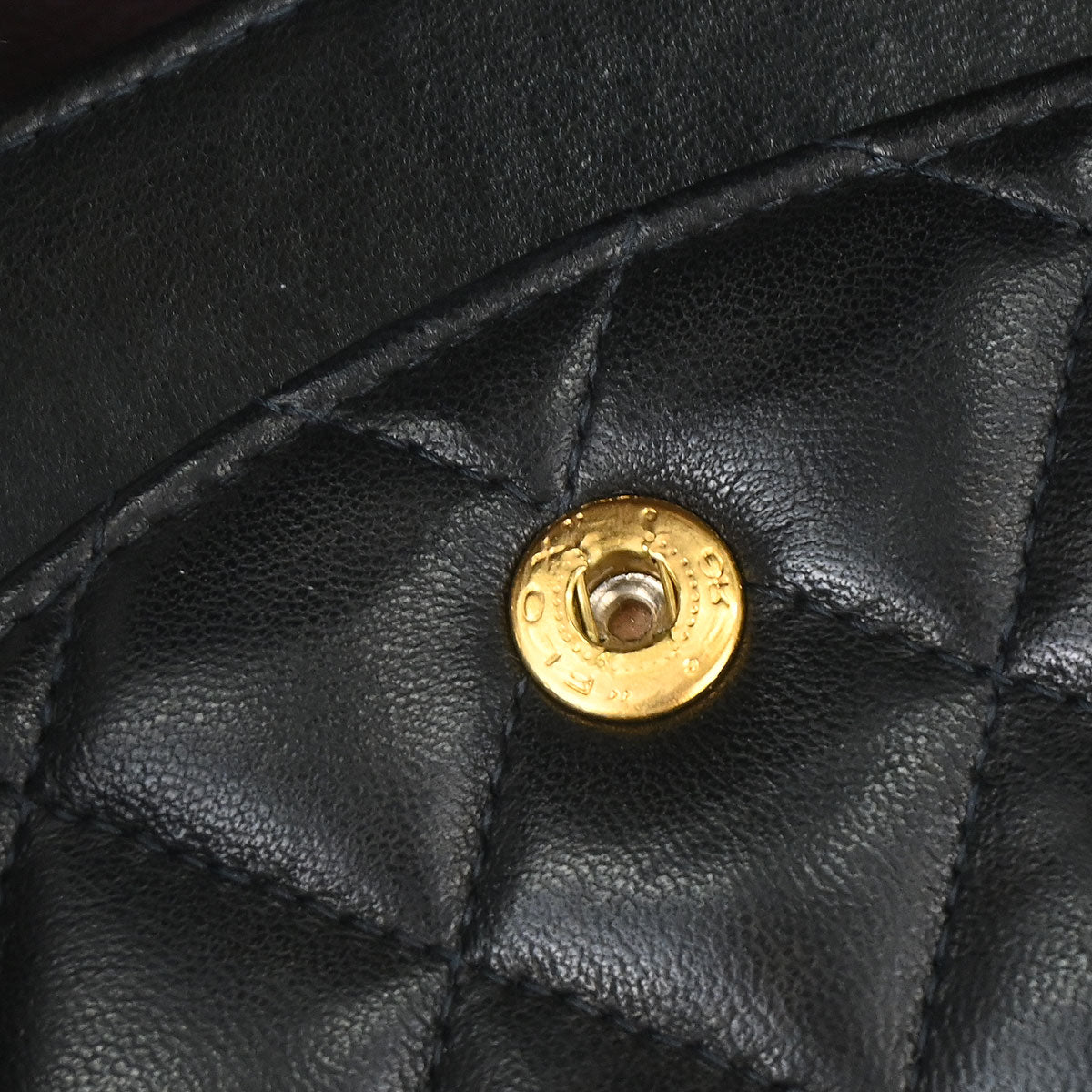 Chanel Black Lambskin Medium Classic Double Flap Shoulder Bag