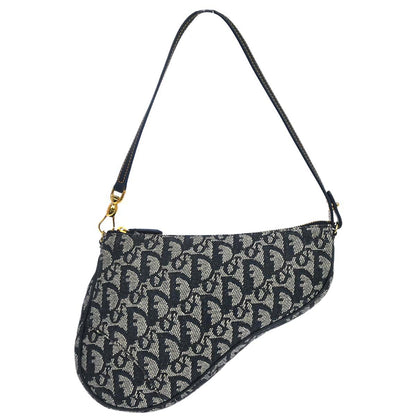 Christian Dior Navy Trotter Saddle Handbag
