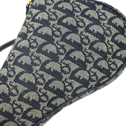 Christian Dior Navy Trotter Saddle Handbag