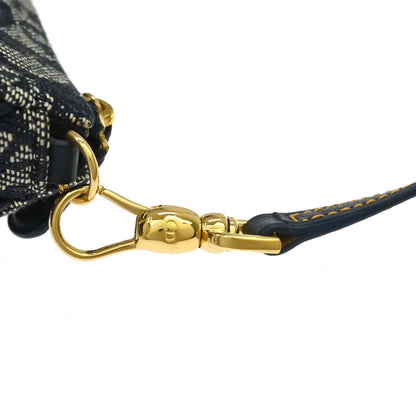 Christian Dior Navy Trotter Saddle Handbag