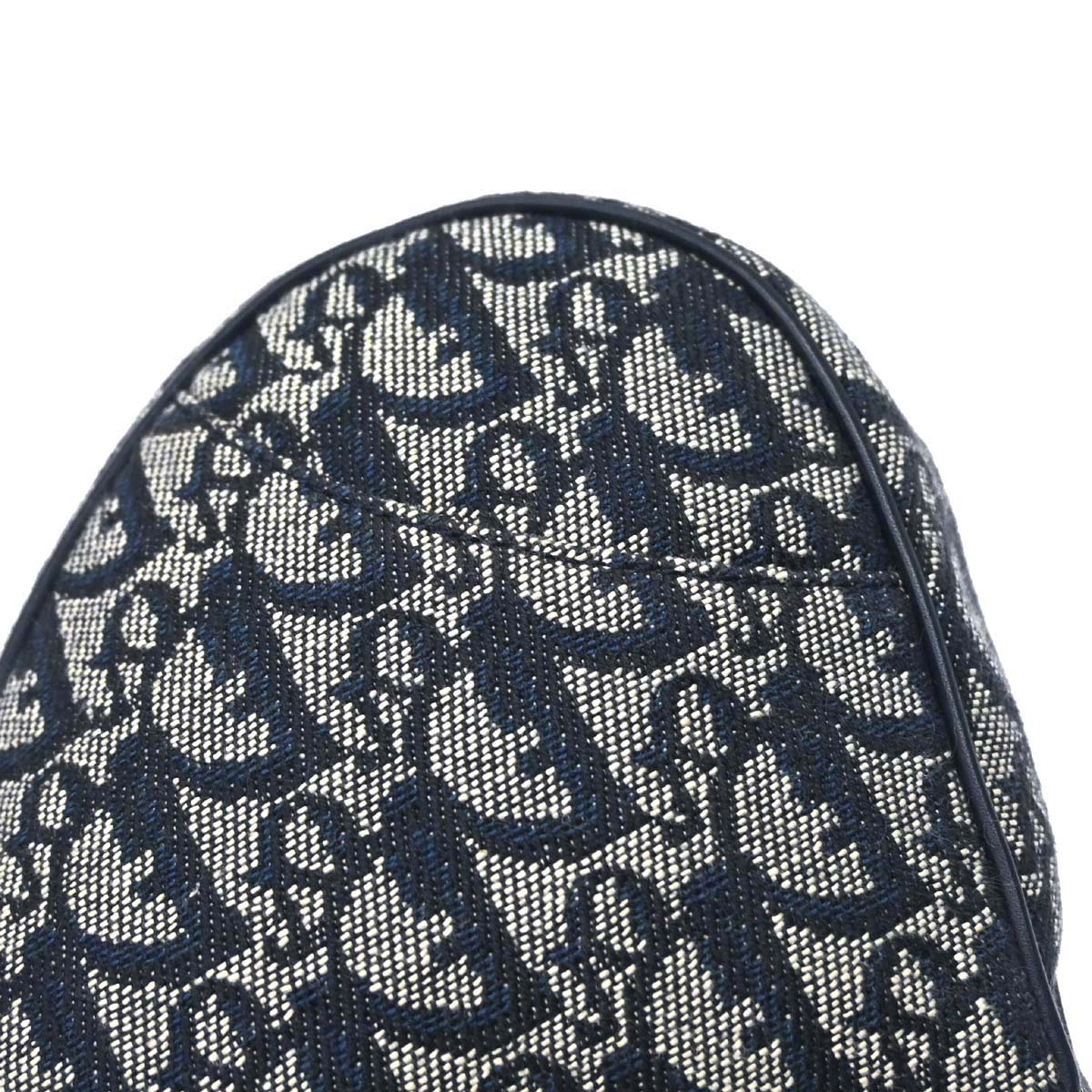 Christian Dior Navy Trotter Saddle Handbag