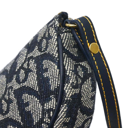 Christian Dior Navy Trotter Saddle Handbag