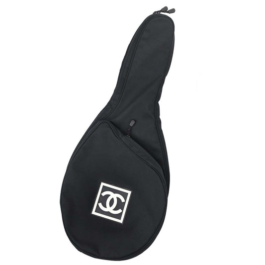 Chanel Black Nylon Sport Line Tennis Racket Case Shoulder Bag