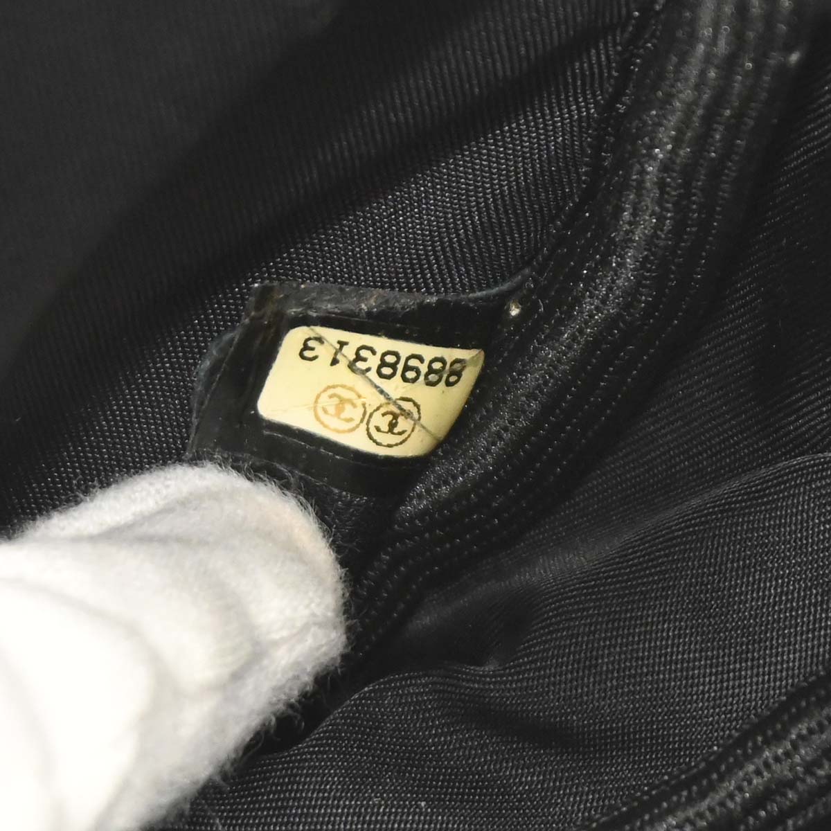 Chanel Black Nylon Sport Line Tennis Racket Case Shoulder Bag