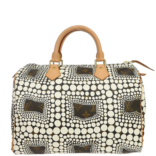 Louis Vuitton 2012 White Monogram Town Speedy 30 Handbag M40690