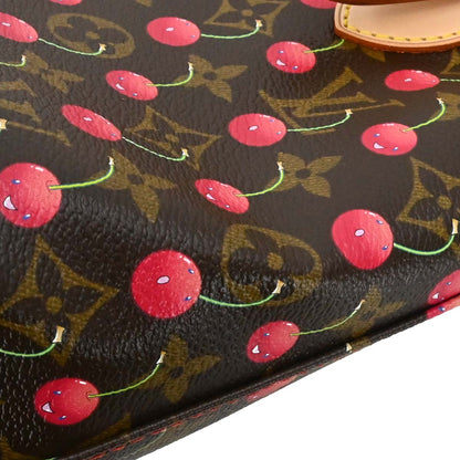 Louis Vuitton Monogram Cherry Bucket PM Tote Handbag M95012