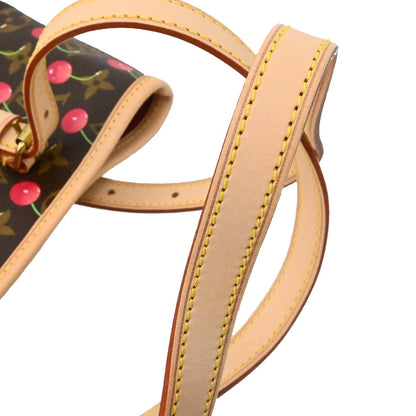 Louis Vuitton Monogram Cherry Bucket PM Tote Handbag M95012