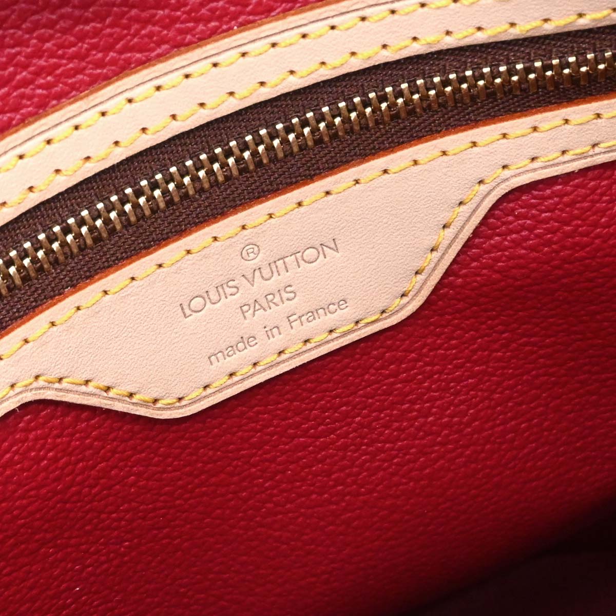 Louis Vuitton Monogram Cherry Bucket PM Tote Handbag M95012