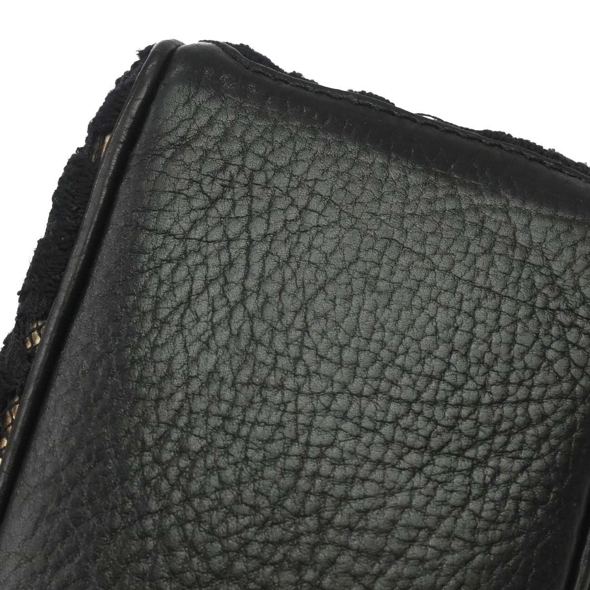 Celine Black Beige Lace Handbag
