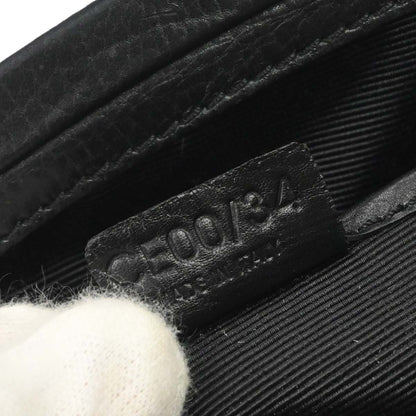 Celine Black Beige Lace Handbag