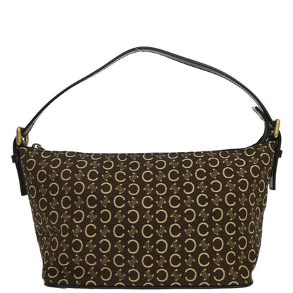 Celine Brown Canvas C Macadam Handbag