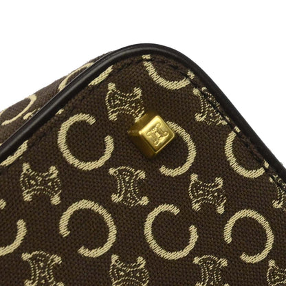 Celine Brown Canvas C Macadam Handbag