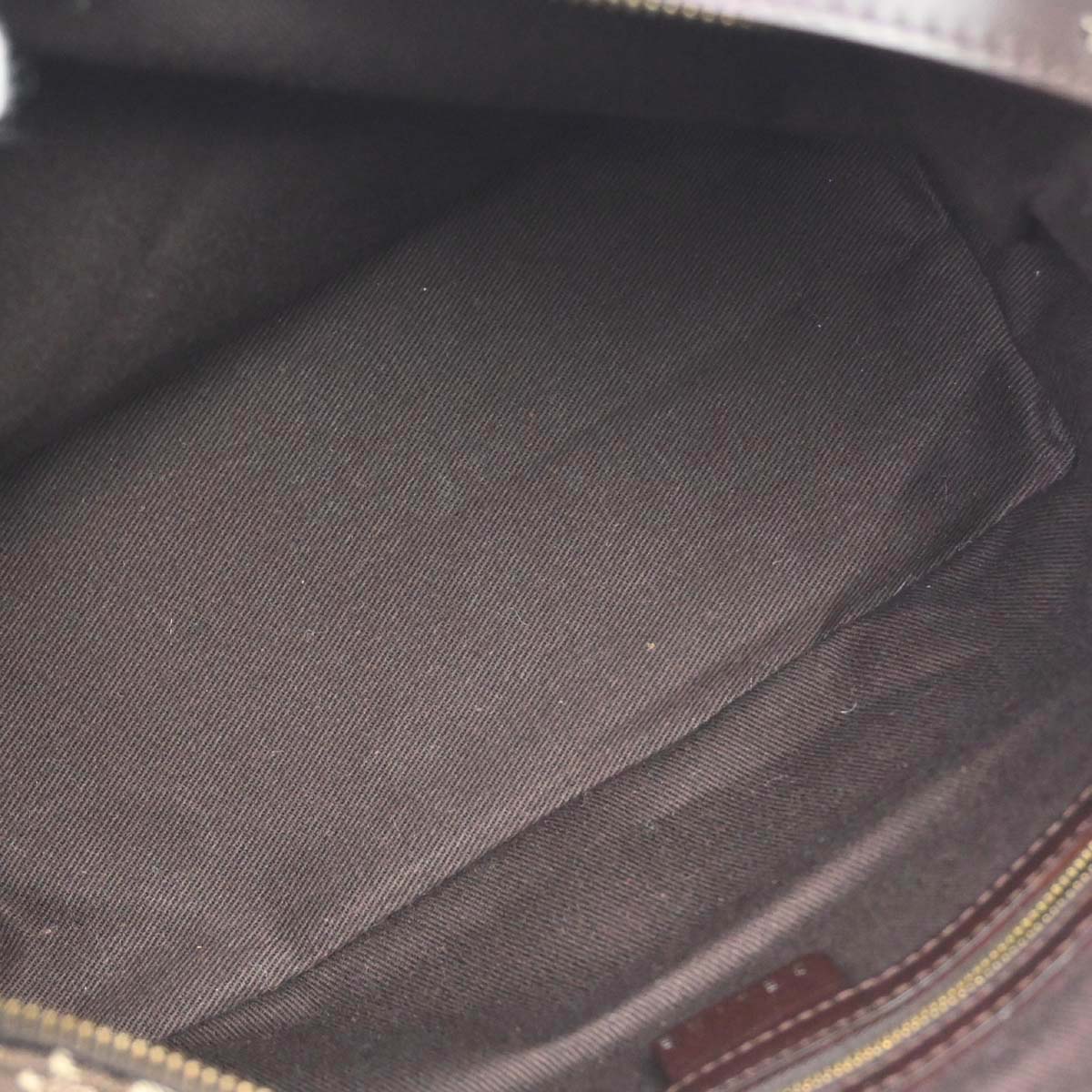 Celine Brown Canvas C Macadam Handbag