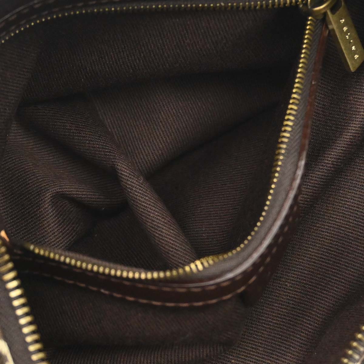 Celine Brown Canvas C Macadam Handbag