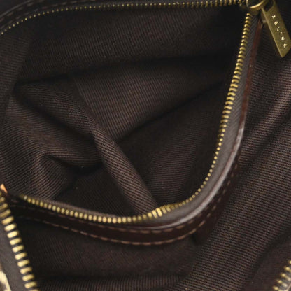 Celine Brown Canvas C Macadam Handbag