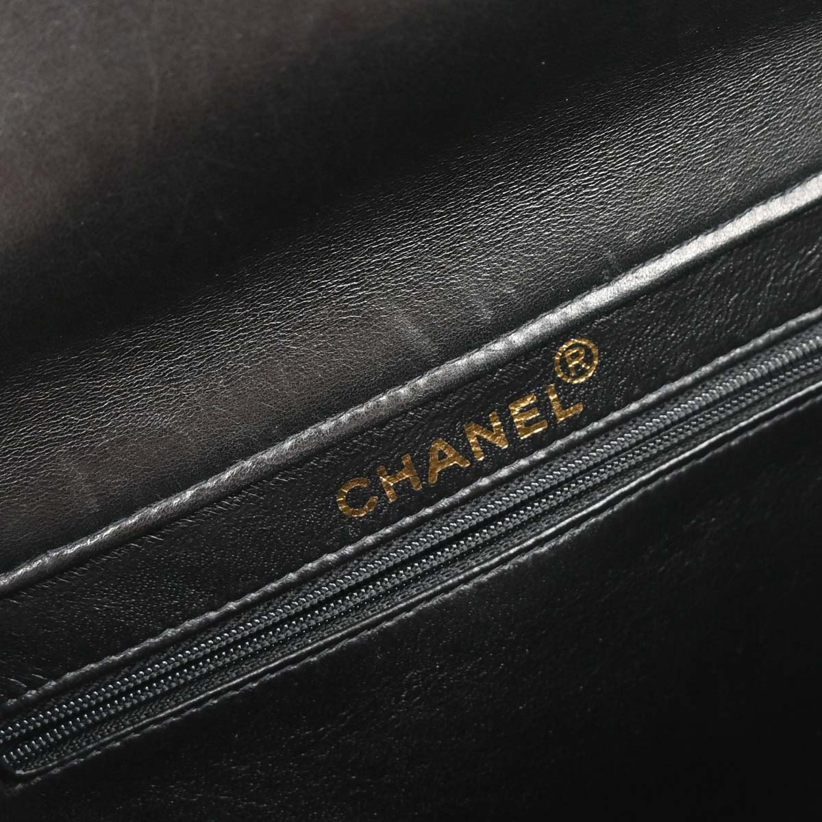 Chanel Black Lambskin Double Sided Flap Shoulder Bag