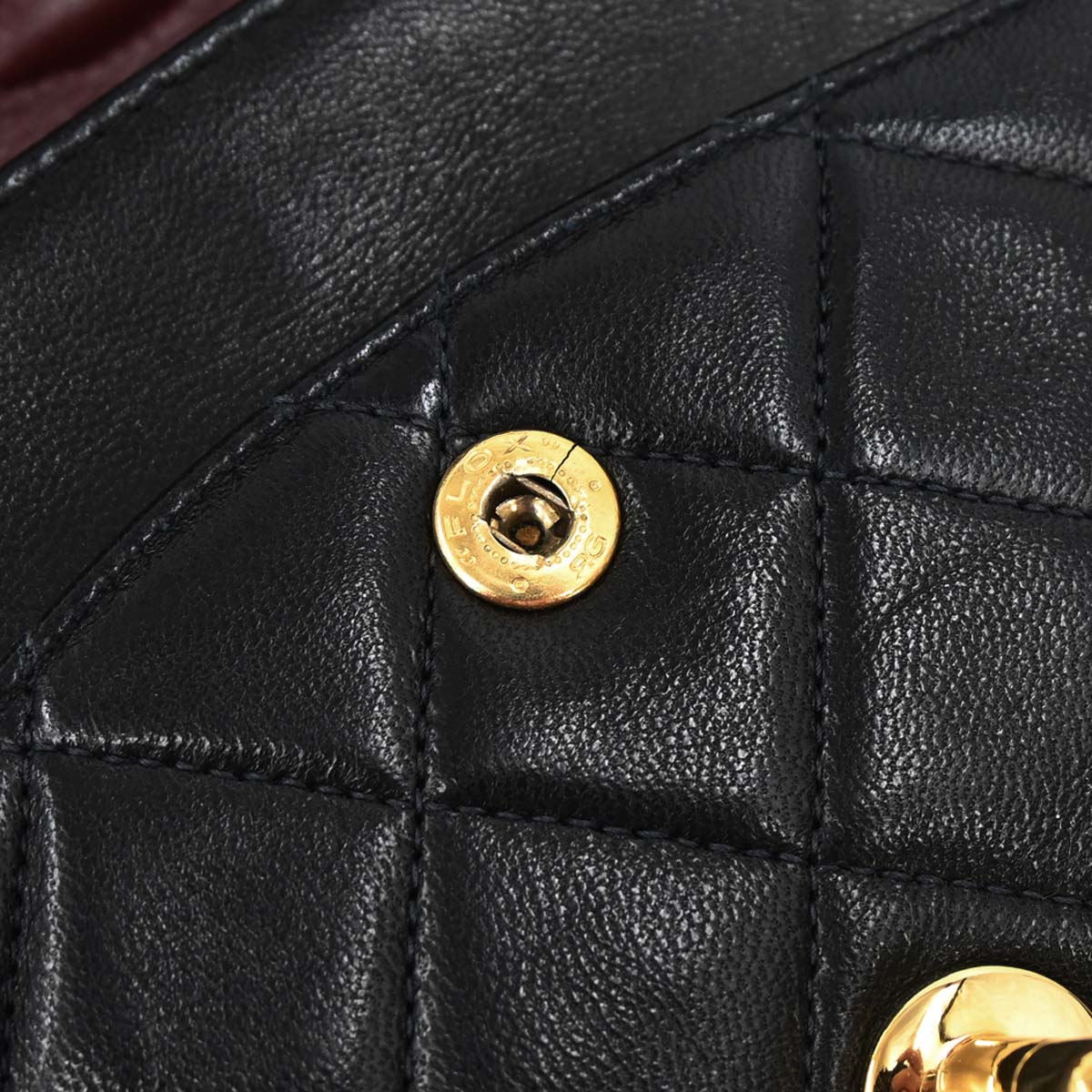 Chanel Black Lambskin Medium Classic Double Flap Shoulder Bag