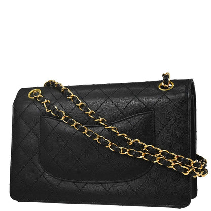 Chanel Black Caviar Skin Shoulder Bag