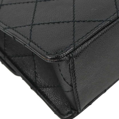 Chanel Black Caviar Skin Shoulder Bag