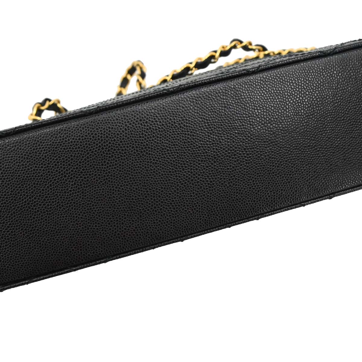 Chanel Black Caviar Skin Shoulder Bag