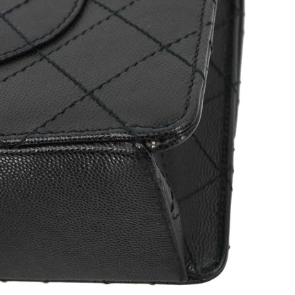 Chanel Black Caviar Skin Shoulder Bag