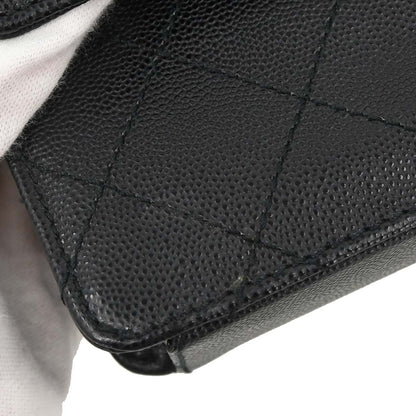 Chanel Black Caviar Skin Shoulder Bag
