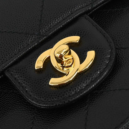 Chanel Black Caviar Skin Shoulder Bag