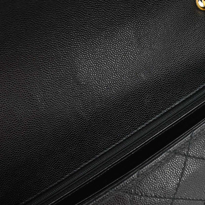Chanel Black Caviar Skin Shoulder Bag