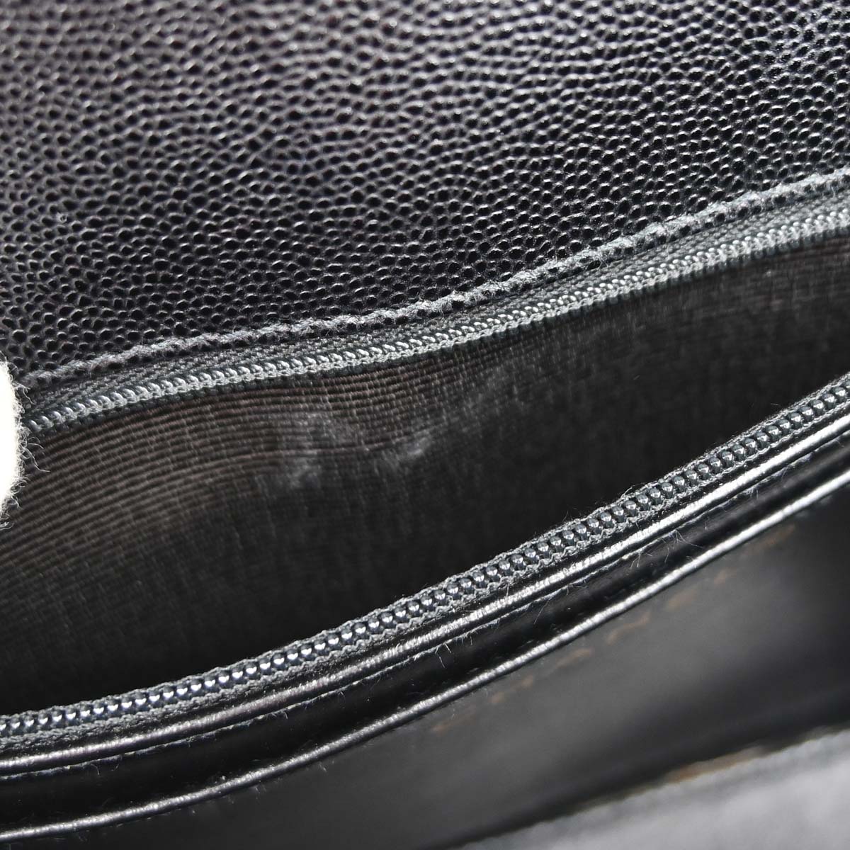 Chanel Black Caviar Skin Shoulder Bag