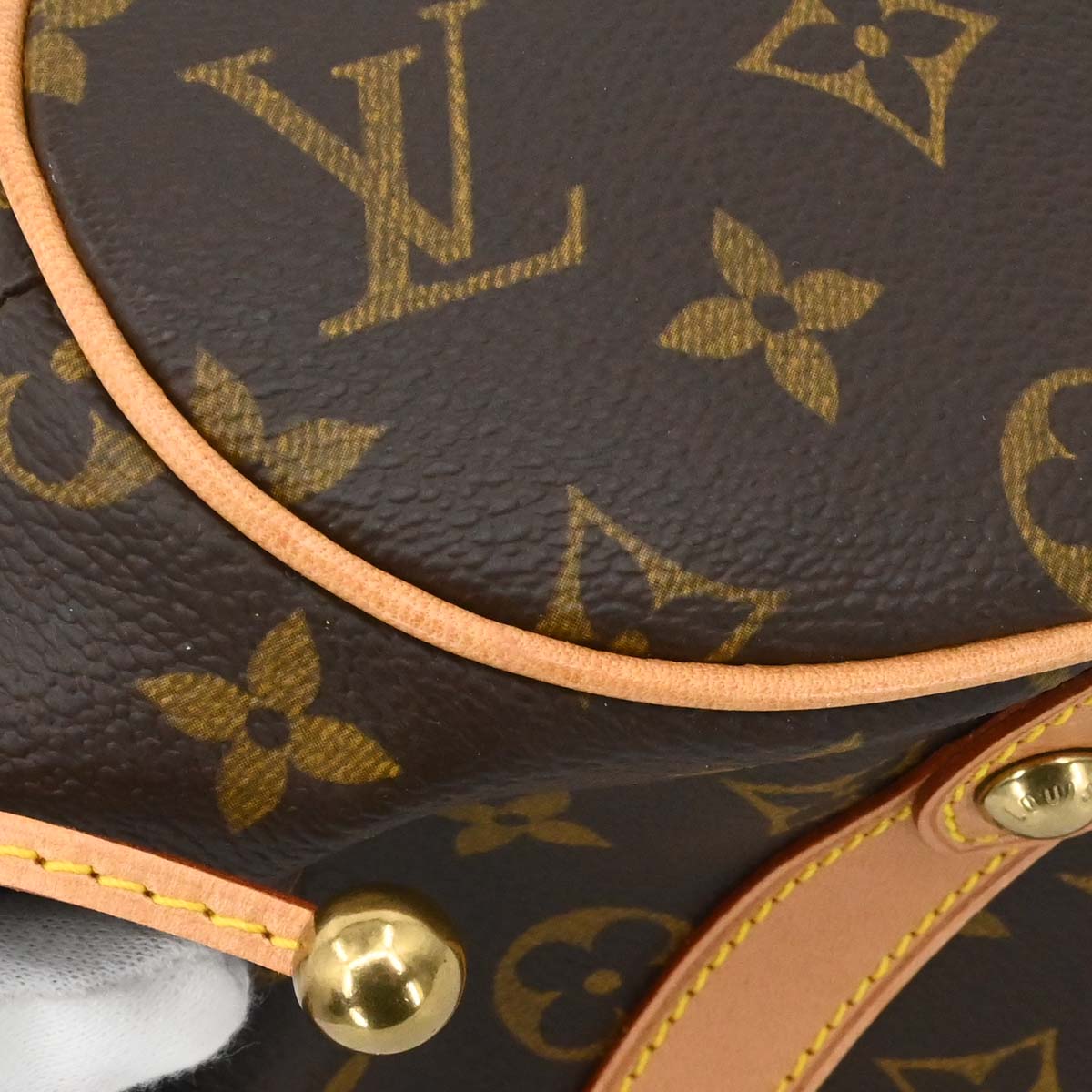 Louis Vuitton Monogram Theda GM Tote Handbag M92393