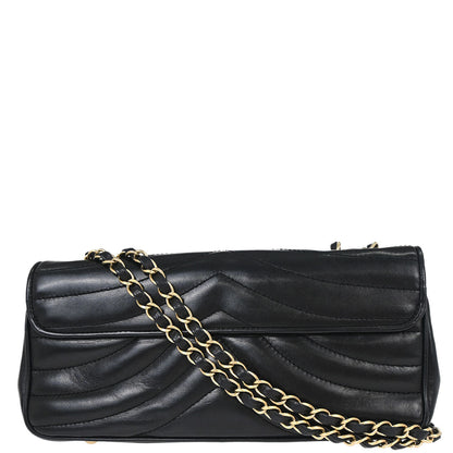 Chanel Black Lambskin Shoulder Bag
