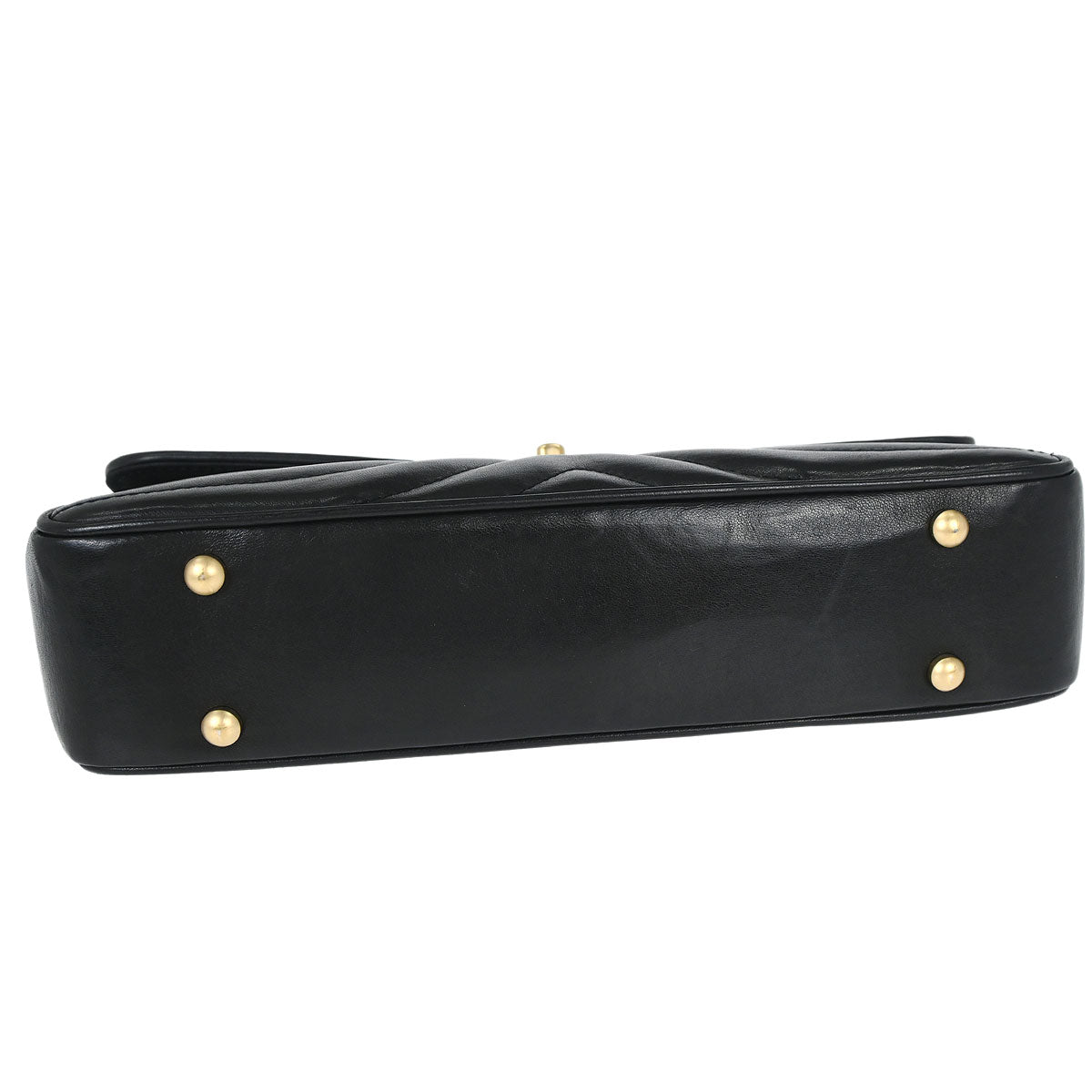 Chanel Black Lambskin Shoulder Bag