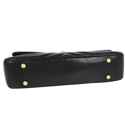 Chanel Black Lambskin Shoulder Bag