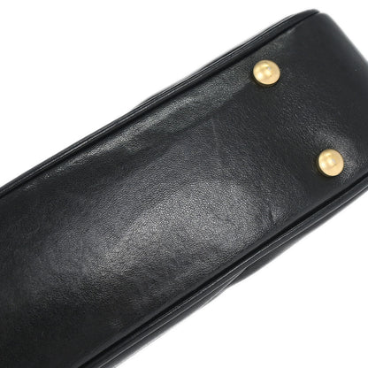 Chanel Black Lambskin Shoulder Bag