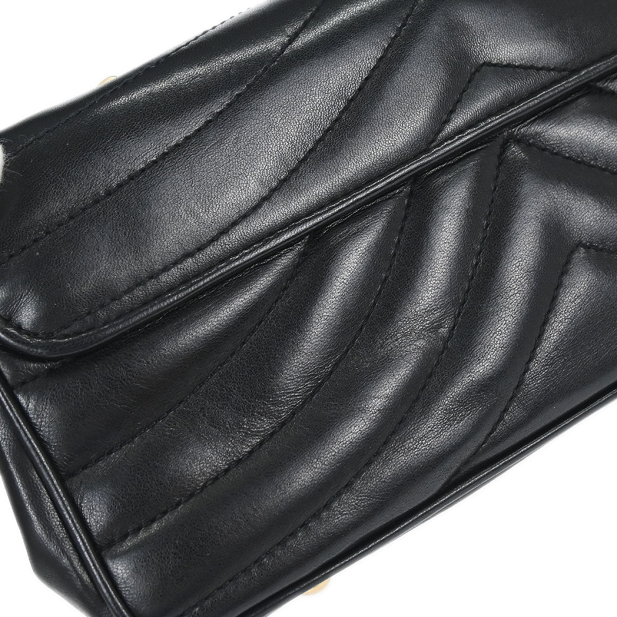 Chanel Black Lambskin Shoulder Bag