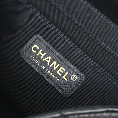 Chanel Black Lambskin Shoulder Bag