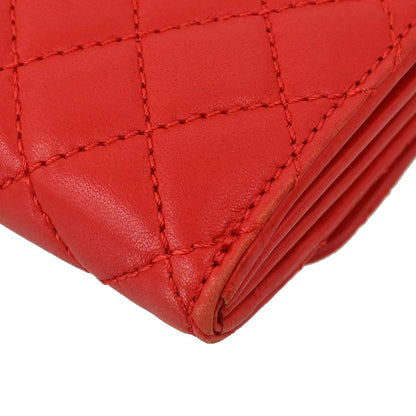 Chanel Red Lambskin WOC Wallet on Chain Bag