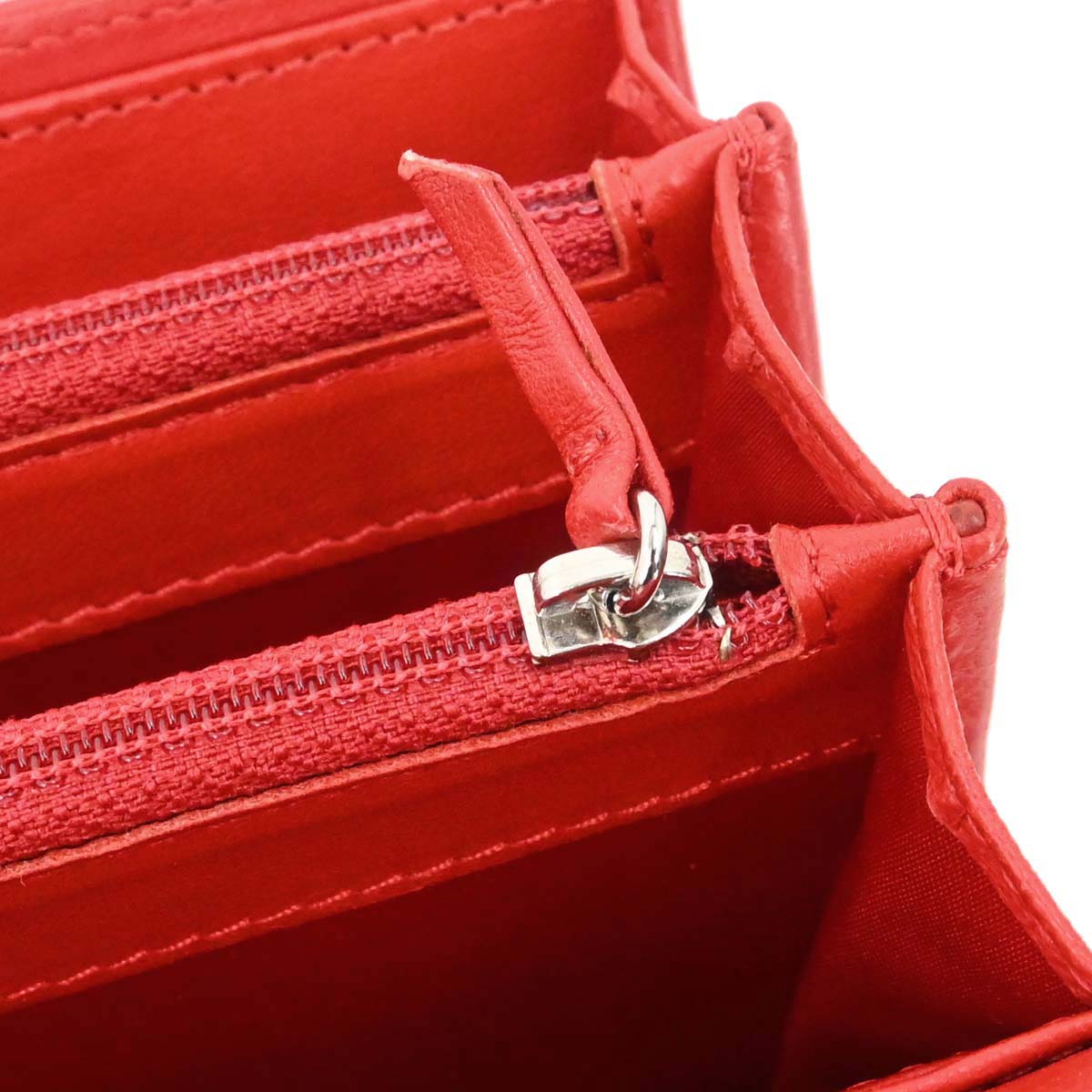 Chanel Red Lambskin WOC Wallet on Chain Bag